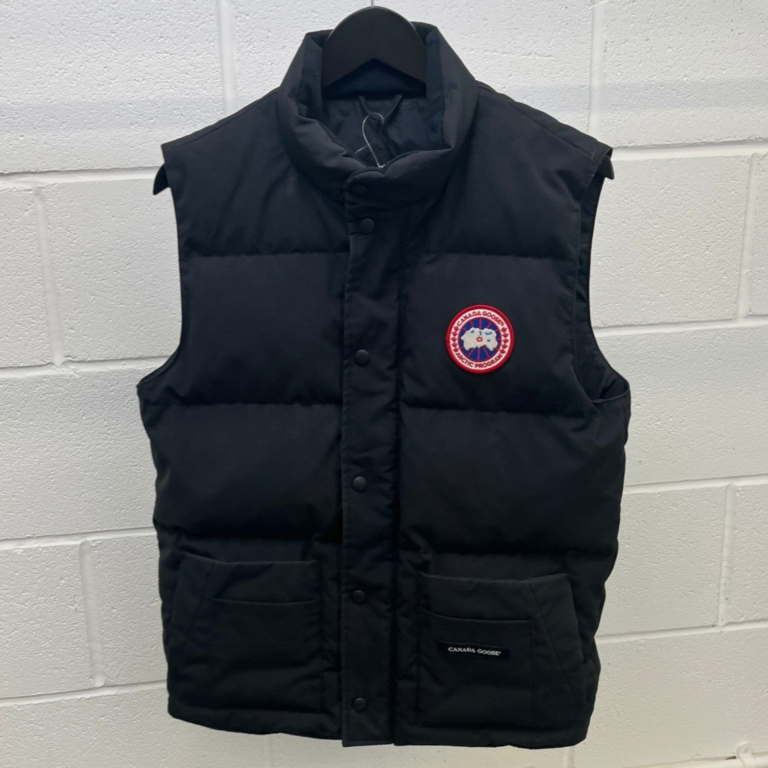 Men's Freestyle Crew Vest Gilet Black Size S - Photo 8