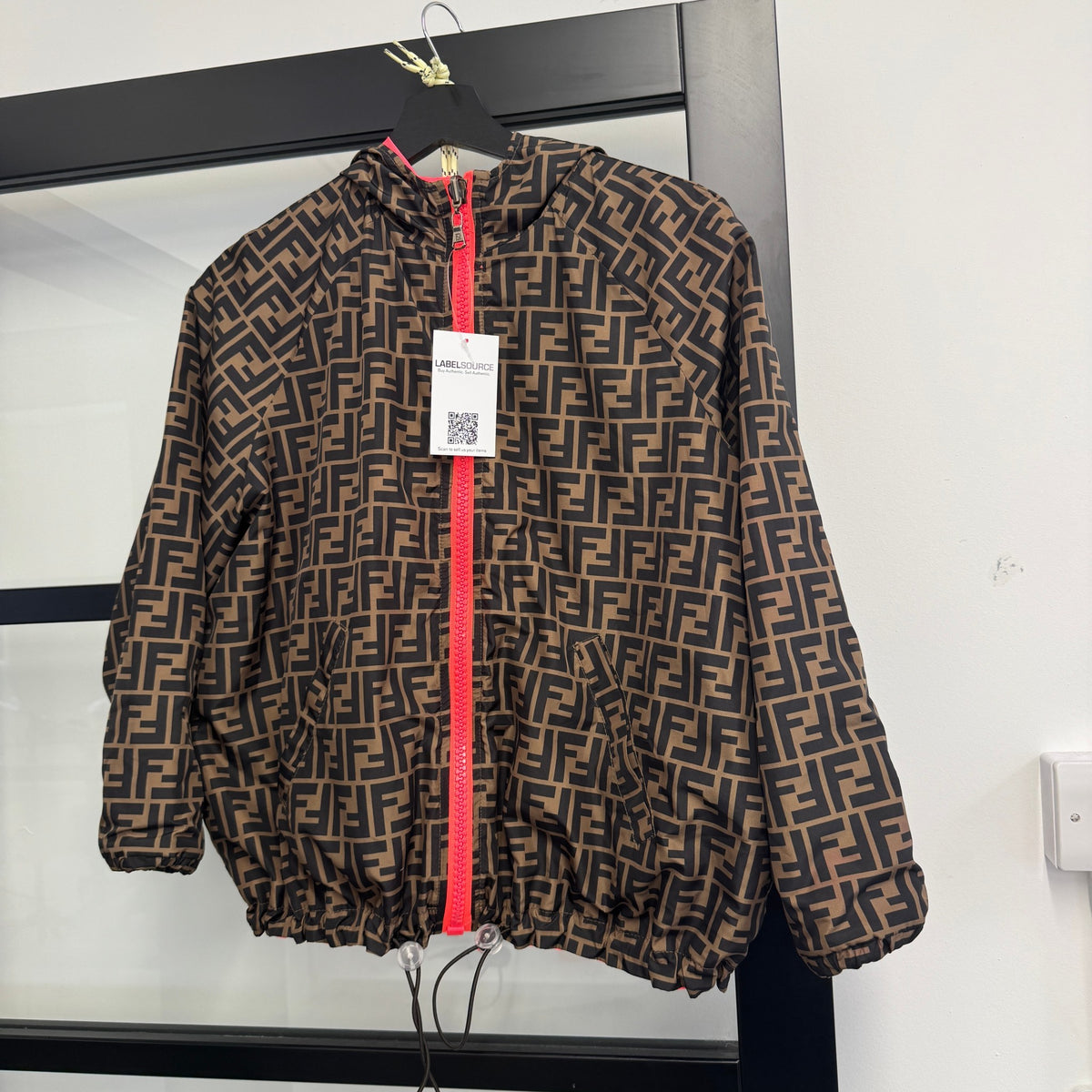 Girl's FF Motif Reversible Windbreaker Brown Size 12 years - Photo 10