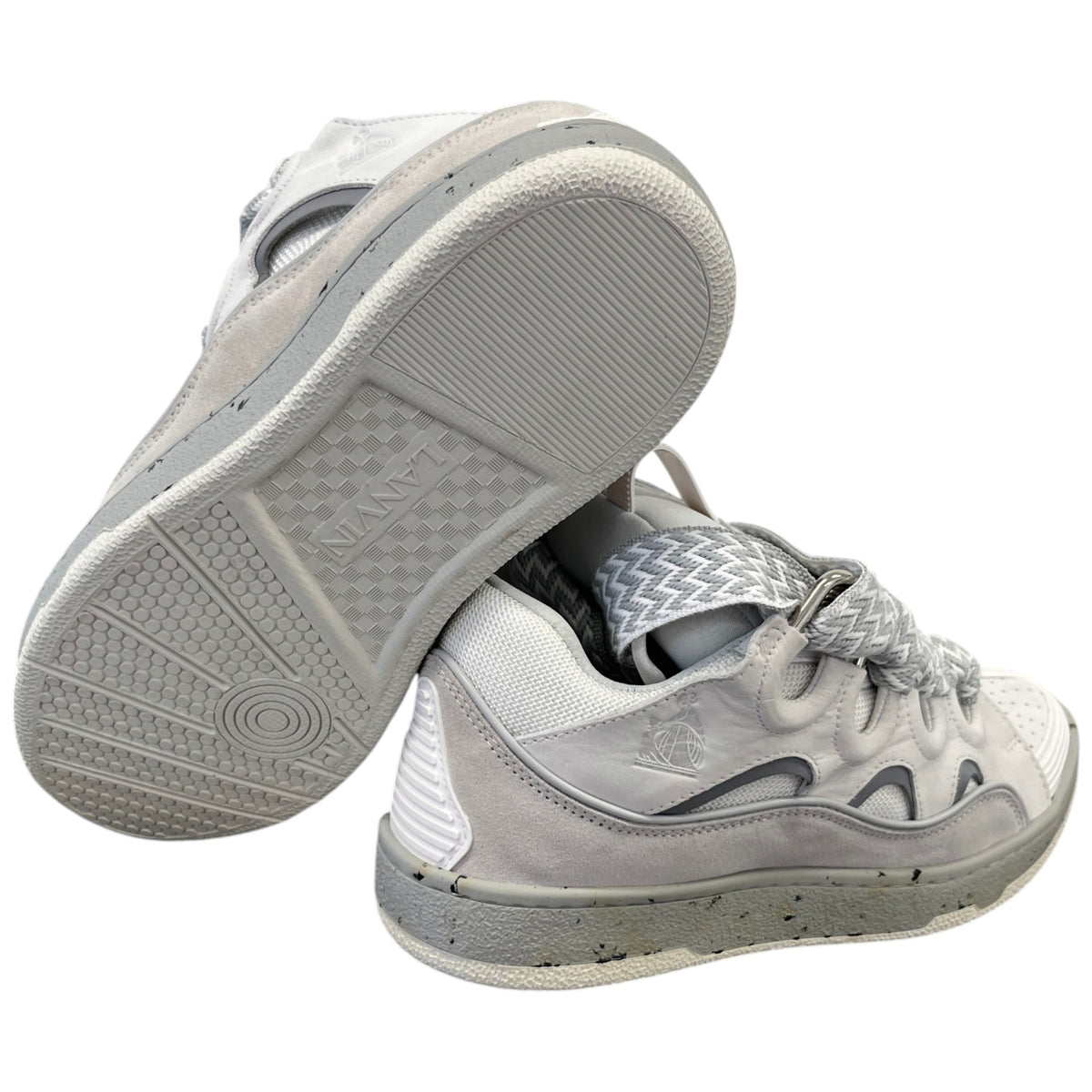 Men's Curb Low Trainers Grey Size UK 7 / EU 41 - Photo 10