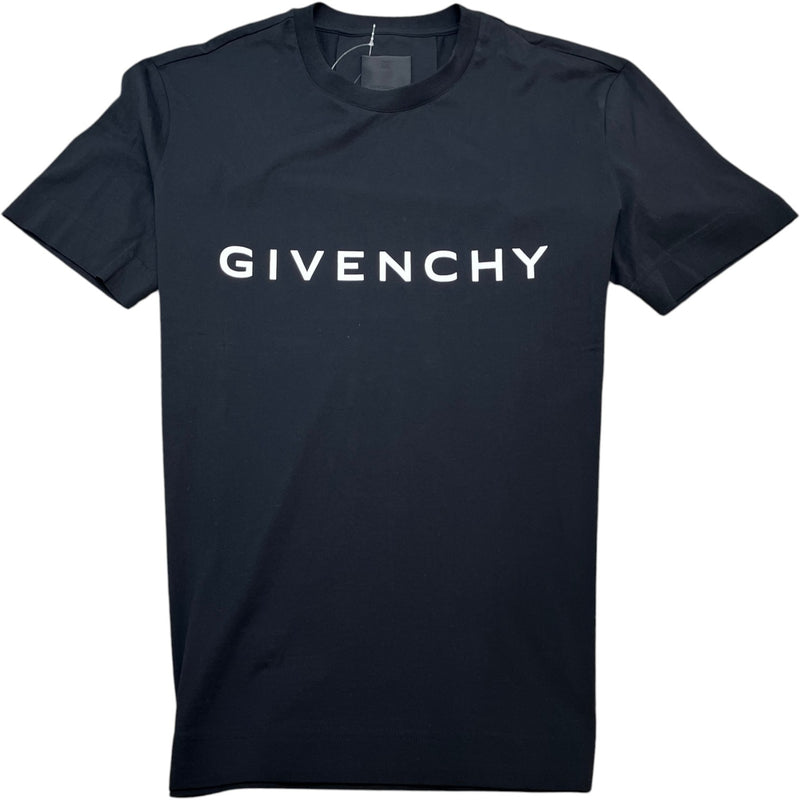 Men's Logo Print T-Shirt Black Size L