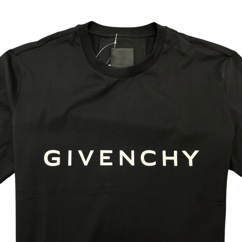 Men's Logo Print T-Shirt Black Size L