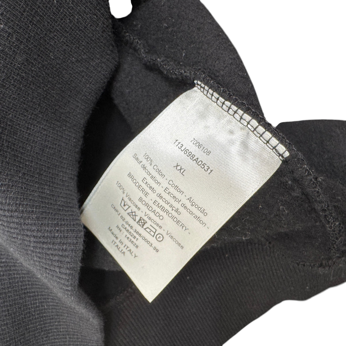 Men's CD Icon Hoodie Black Size XXL - Photo 6