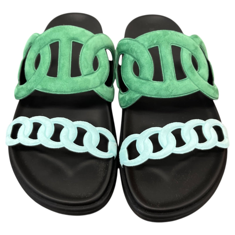 Women's Extra Sandals Green Size UK 4.5 / EU 37.5