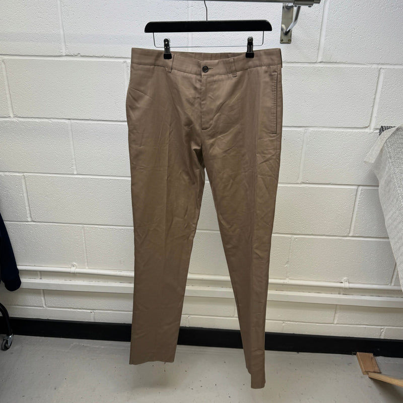 Men's Embroidered Logo Trousers Brown Size L / W34