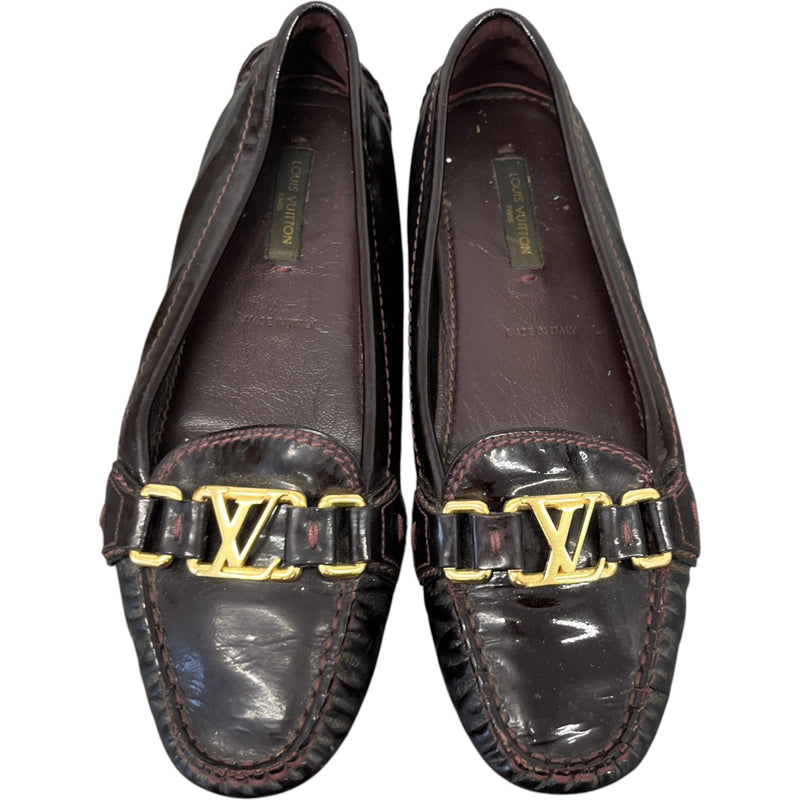 Women's Dauphine Oxford Loafers Burgundy Size EU 36 / UK 3