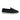 Men's Plaque Logo Suede Loafers Black Size EU 39 / UK 5