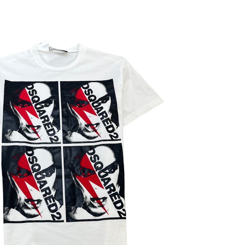 Men's David Bowie T-Shirt White Size L