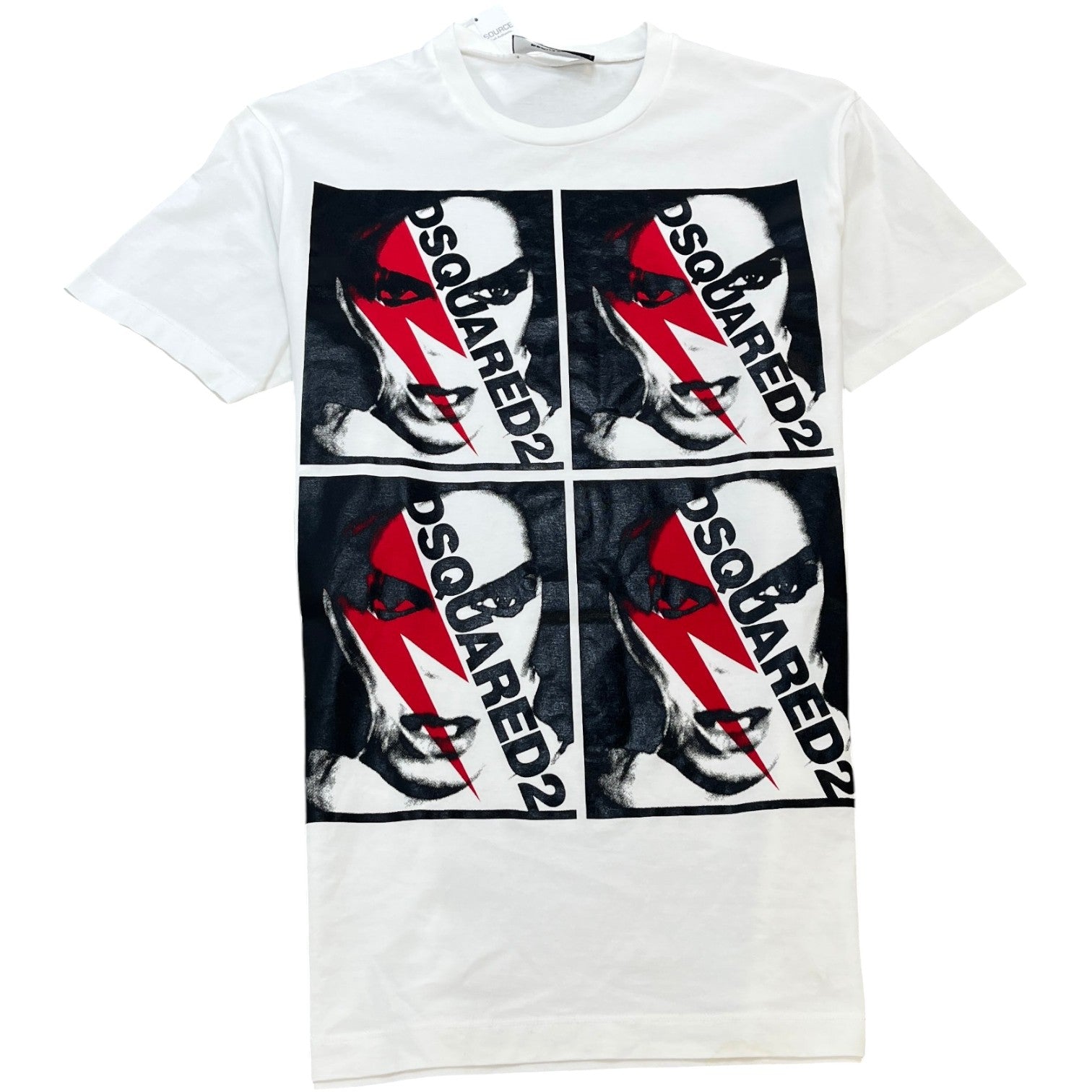 Men's David Bowie T-Shirt White Size L - Photo 1
