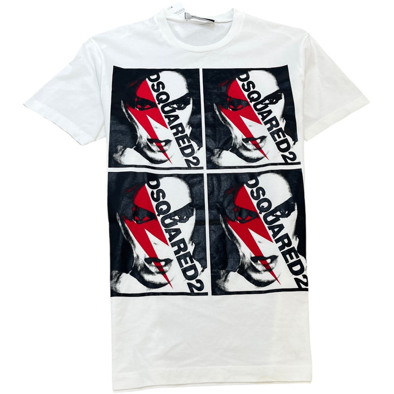 Men's David Bowie T-Shirt White Size L