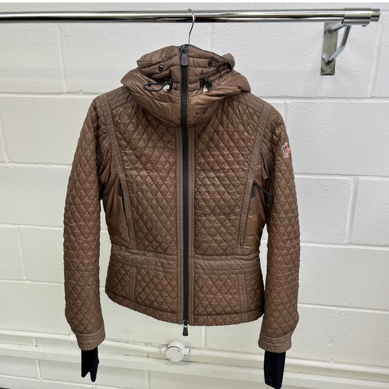 Women's Grenoble Down Jacket Khaki Size 1 / UK 10
