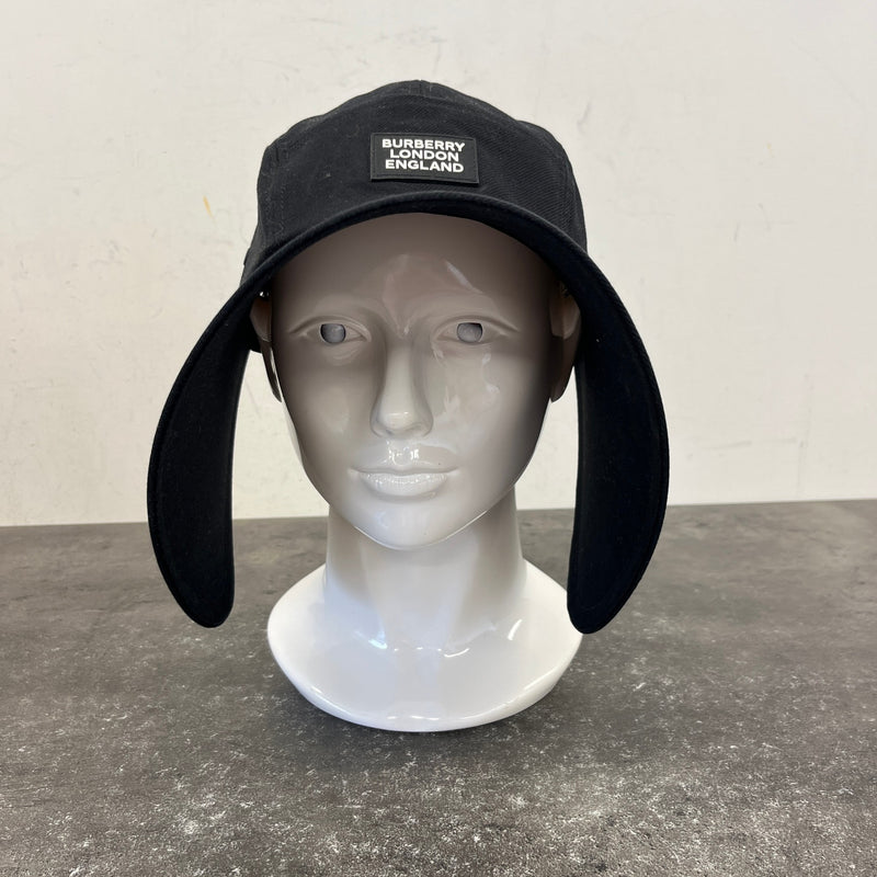 Men's Logo Patch Cap Black Size L