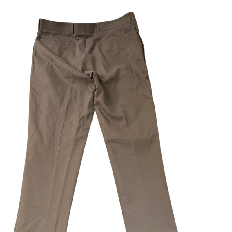 Men's Embroidered Logo Trousers Brown Size L / W34