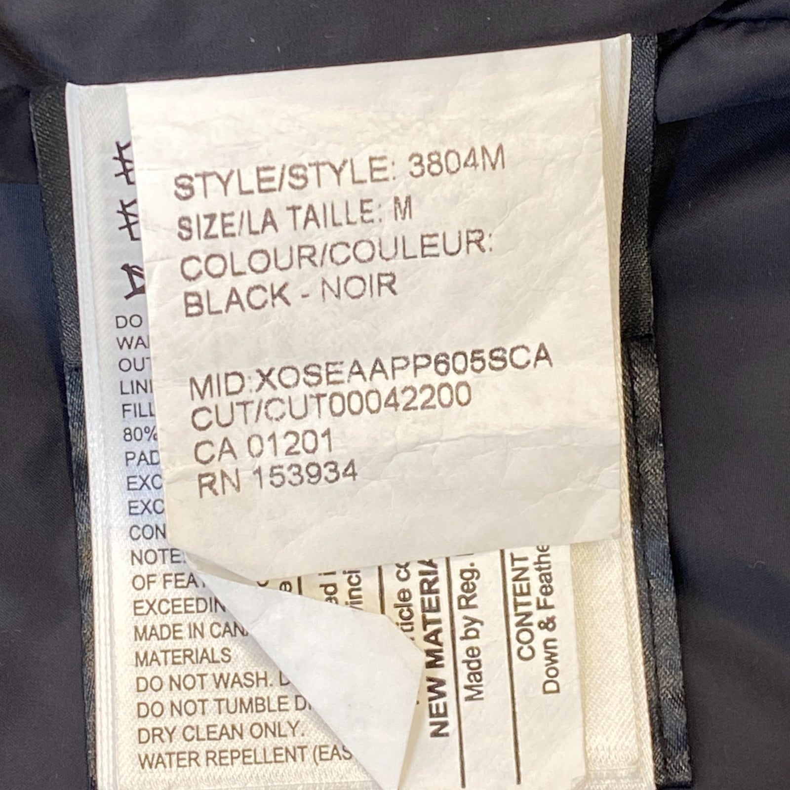 Men's Macmillan Down Jacket Black Size M - Photo 7