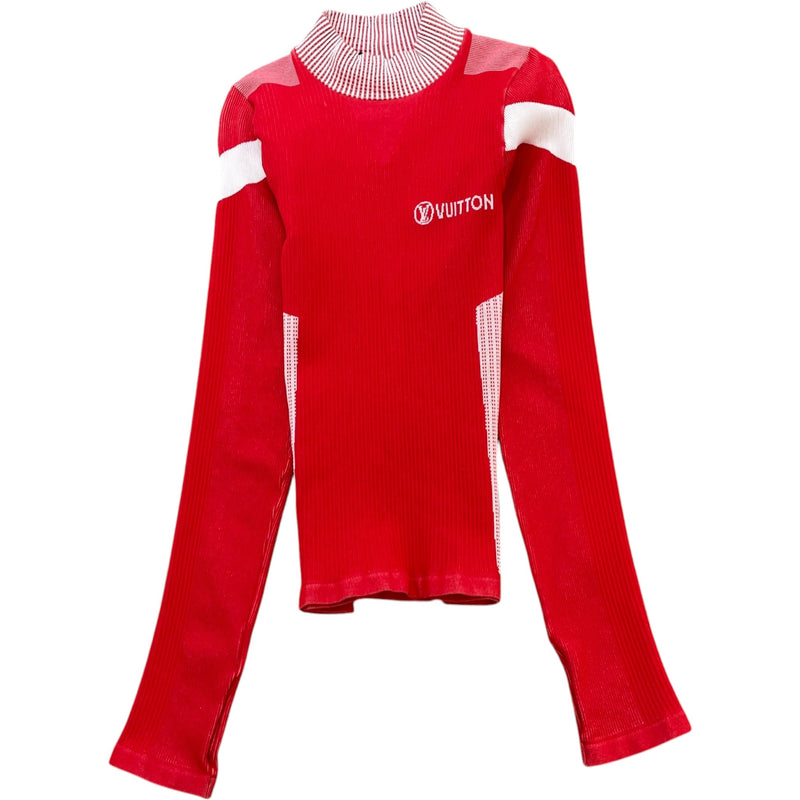 Women's Logo Print Sweatshirt Red Size S / UK 8