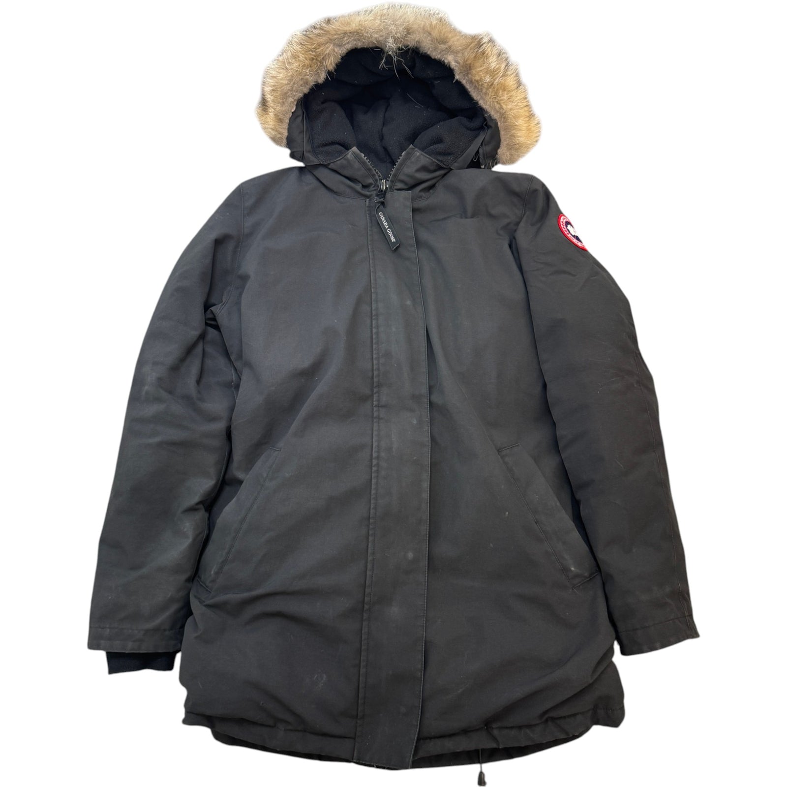 Women's Victoria Parka Down Jacket Black Size XL / UK 14 - Photo 1