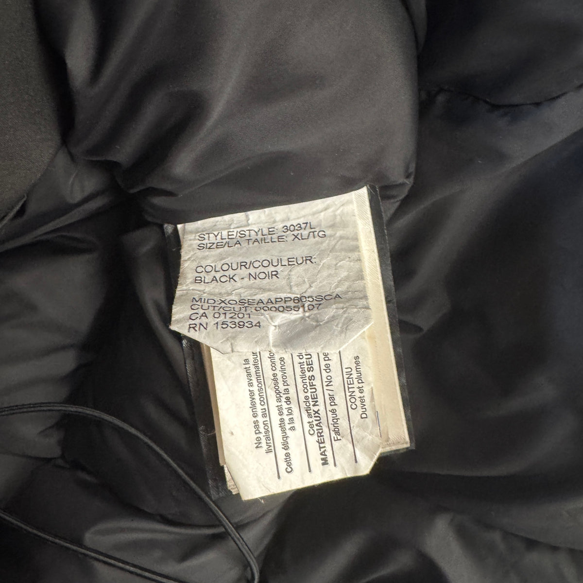 Women's Victoria Parka Down Jacket Black Size XL / UK 14 - Photo 6