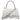 Women's Hourglass Small Crocodile Embossed Handbag White