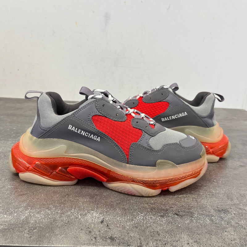 Men's Triple S Low Trainers Grey Size UK 9 / EU 43