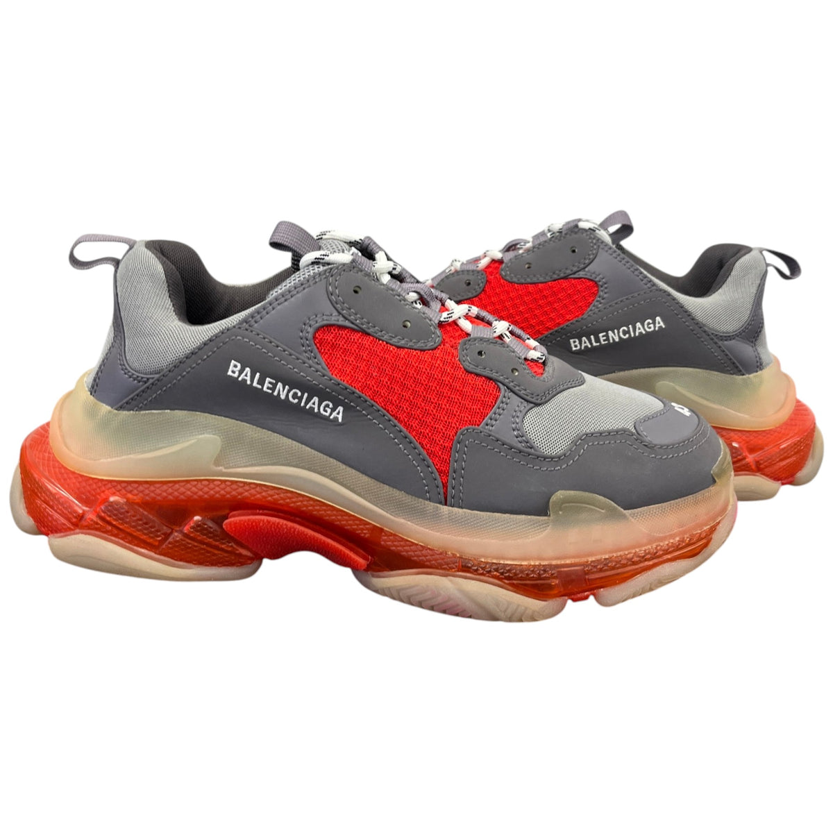 Men's Triple S Low Trainers Grey Size UK 9 / EU 43 - Photo 3