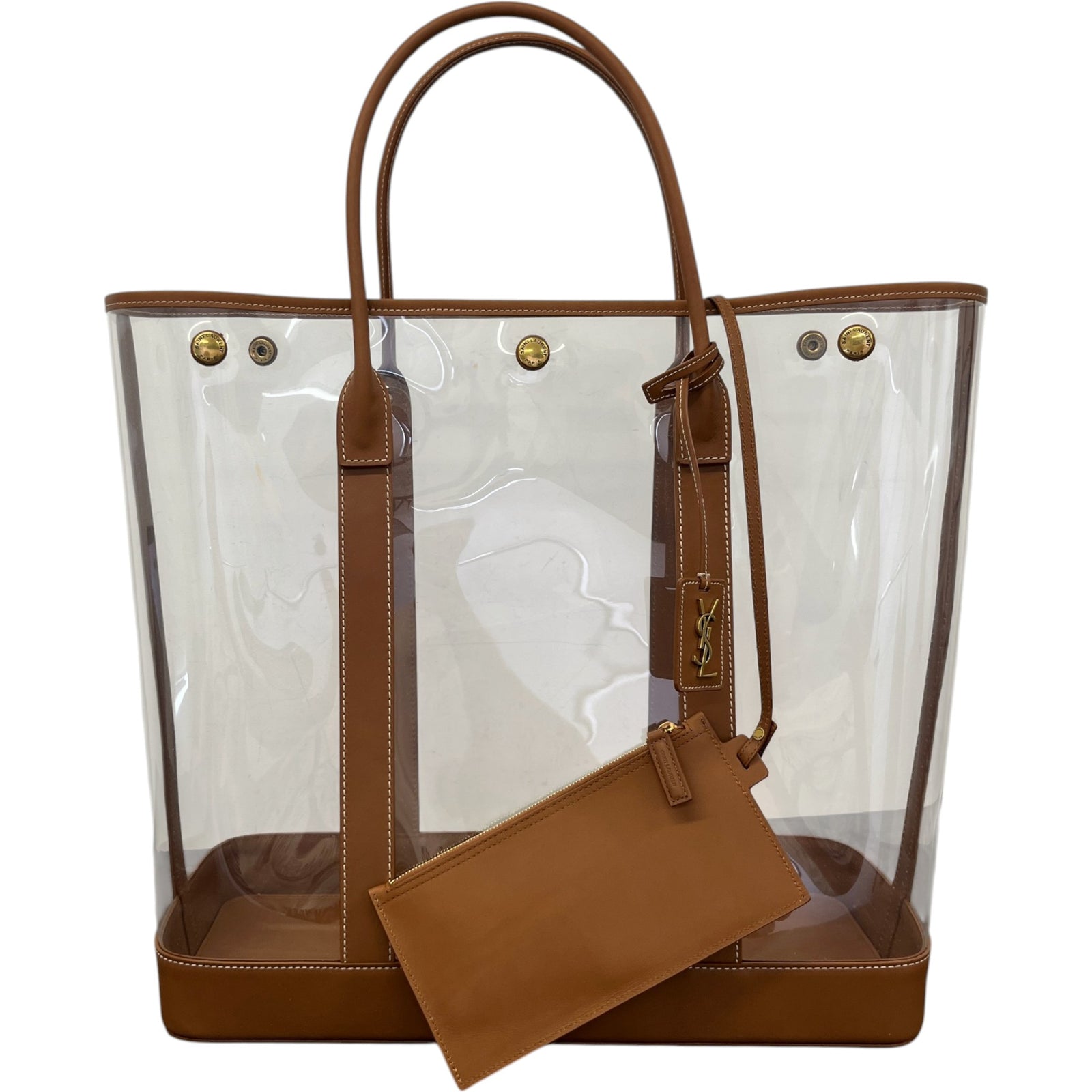 Women's Severine PVC Tote Handbag Brown - Photo 1