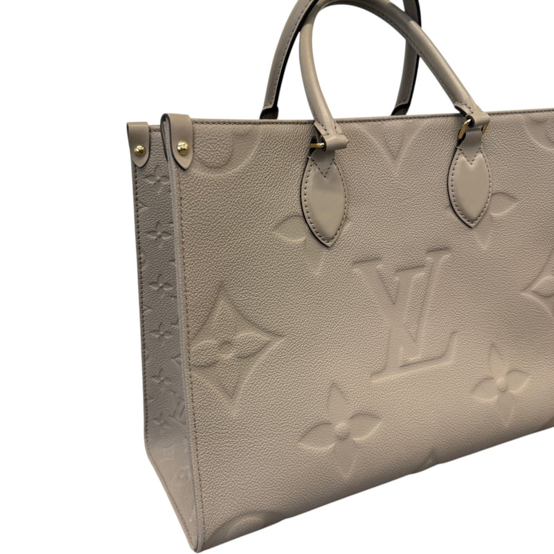 Women's Monogram OnTheGo MM Handbag Beige