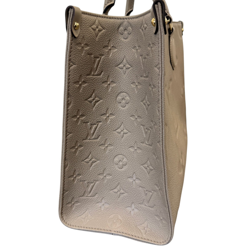 Women's Monogram OnTheGo MM Handbag Beige