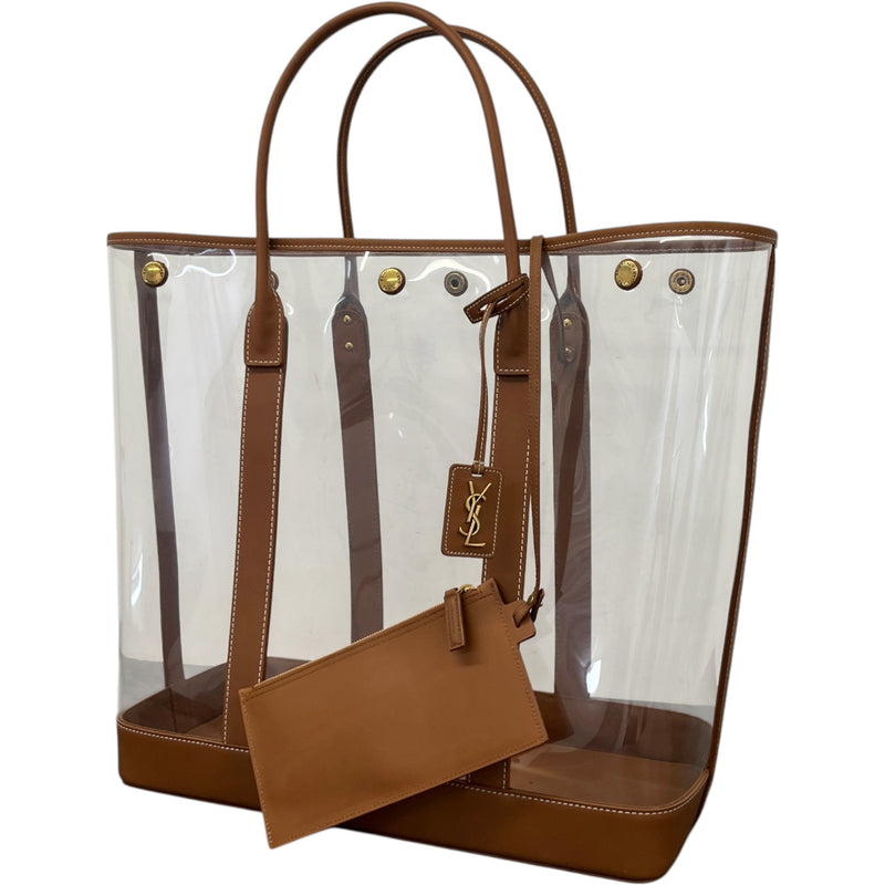 Women's Severine PVC Tote Handbag Brown