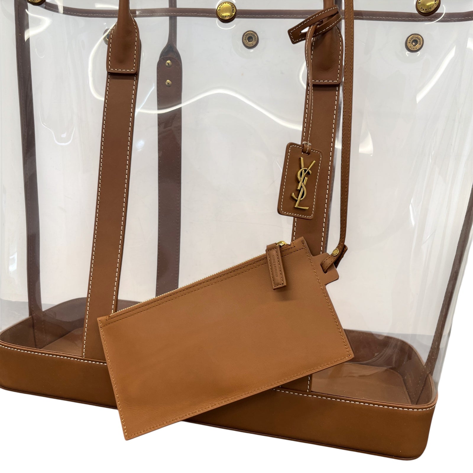 Women's Severine PVC Tote Handbag Brown - Photo 12