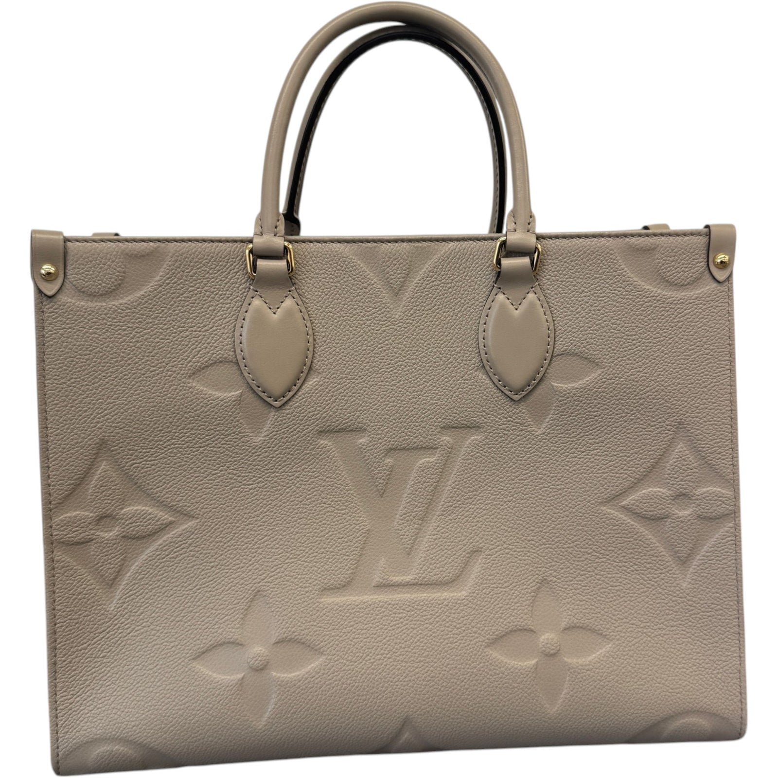 Women's Monogram OnTheGo MM Handbag Beige - Photo 3