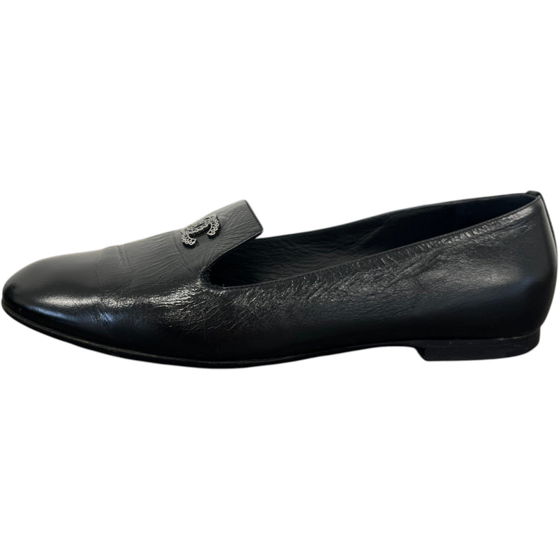 Women's Cc Smoking Loafers Black Size EU 38.5 / UK 5.5