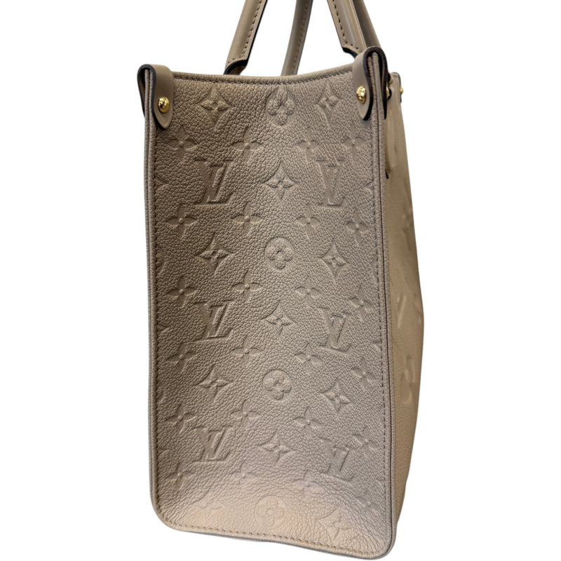 Women's Monogram OnTheGo MM Handbag Beige
