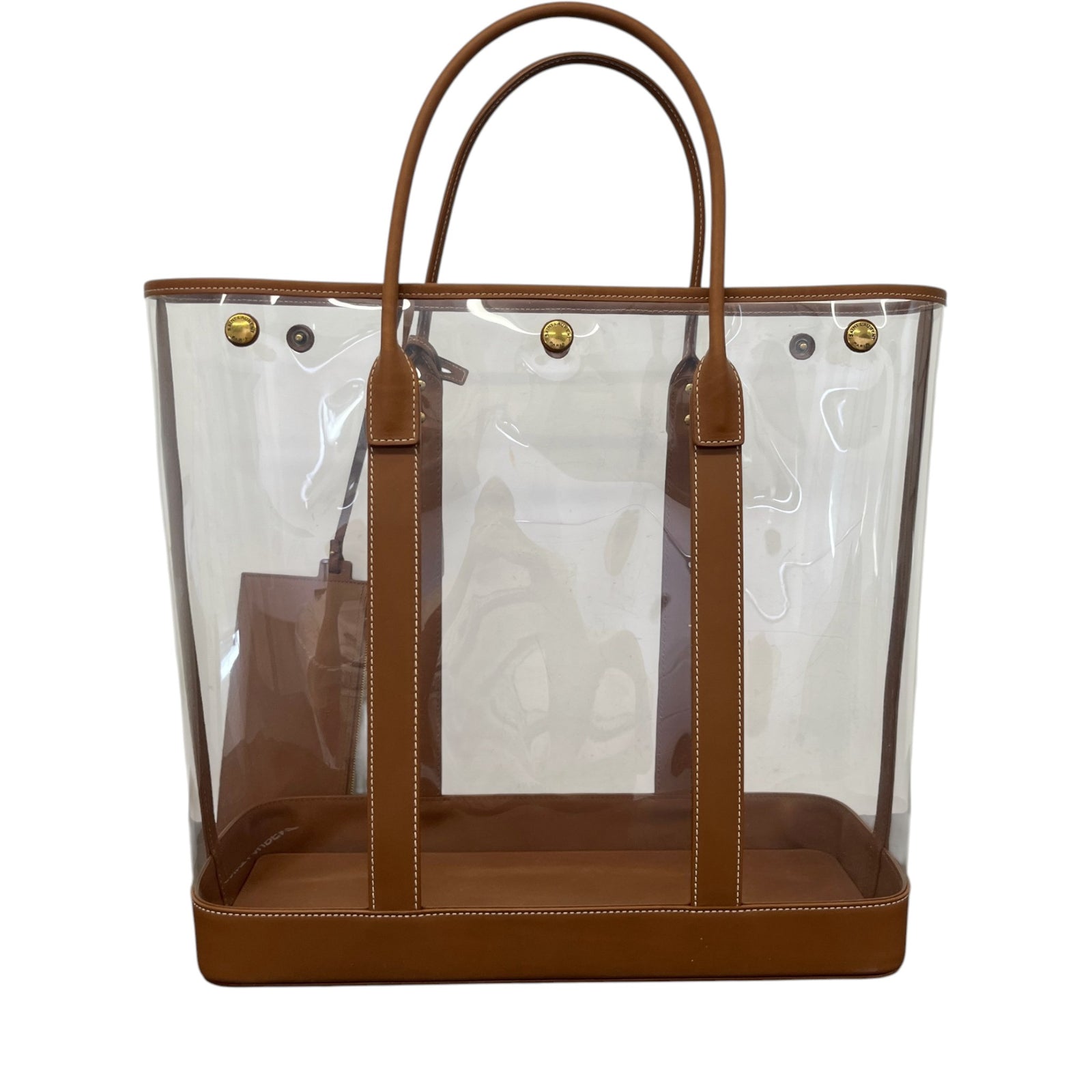 Women's Severine PVC Tote Handbag Brown - Photo 3