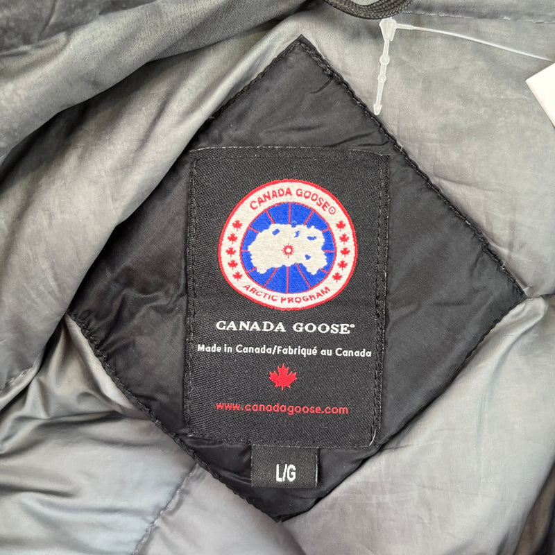 Men's Lodge Hoody Down Jacket Black Size L