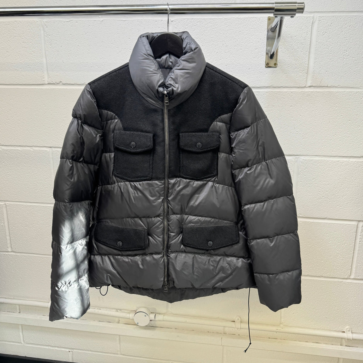 Men's Kiku Down Jacket Charcoal Size 3 / L - Photo 10