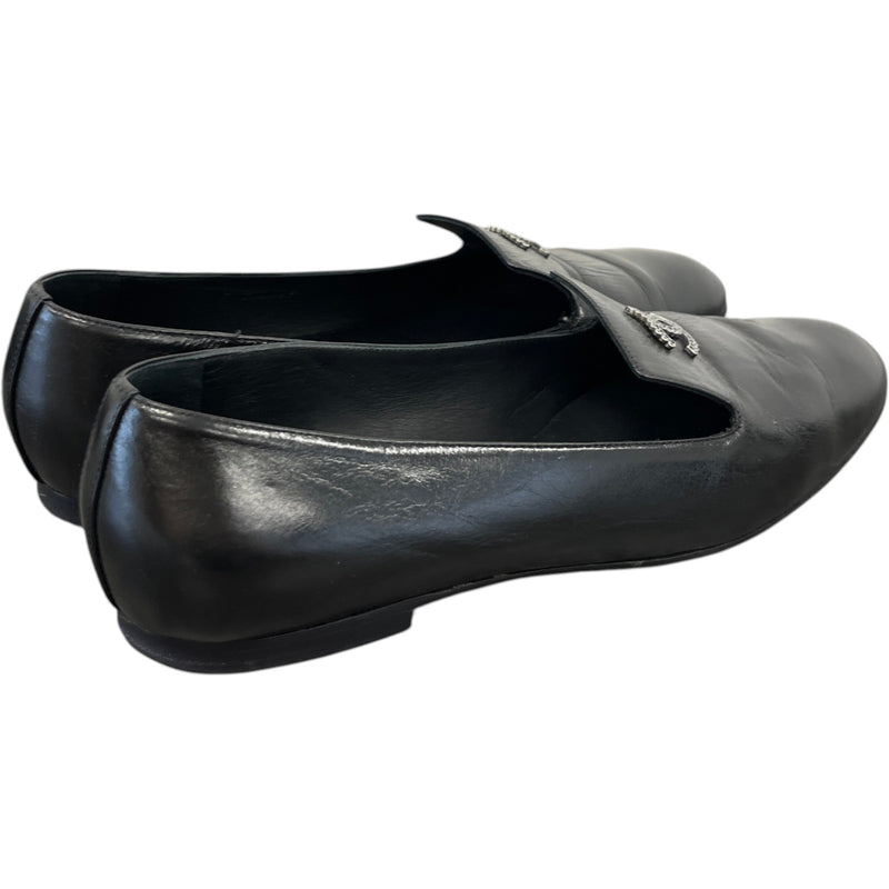 Women's Cc Smoking Loafers Black Size EU 38.5 / UK 5.5