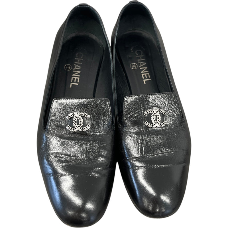 Women's Cc Smoking Loafers Black Size EU 38.5 / UK 5.5