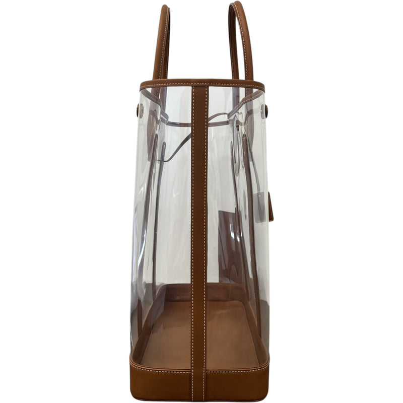 Women's Severine PVC Tote Handbag Brown