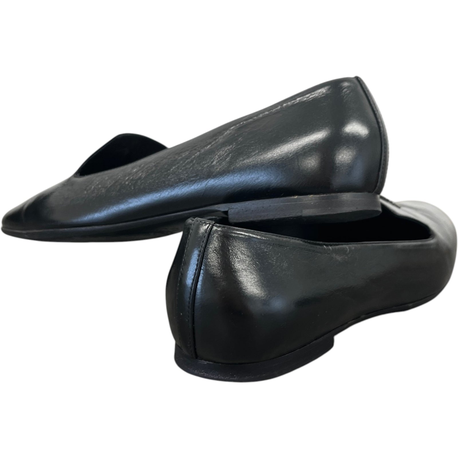 Women's Cc Smoking Loafers Black Size EU 38.5 / UK 5.5 - Photo 10