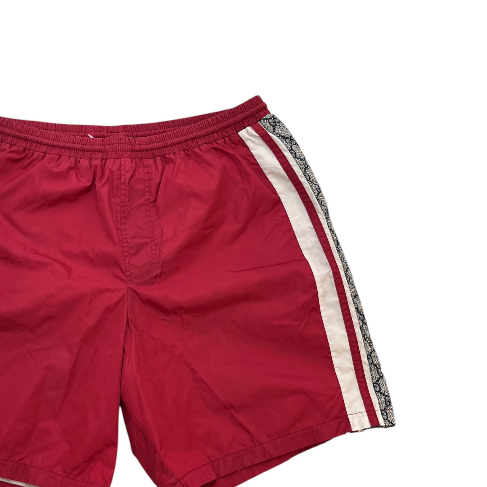 Men's Gg Supreme Swim Shorts Red Size W32 / IT 48 - Photo 3