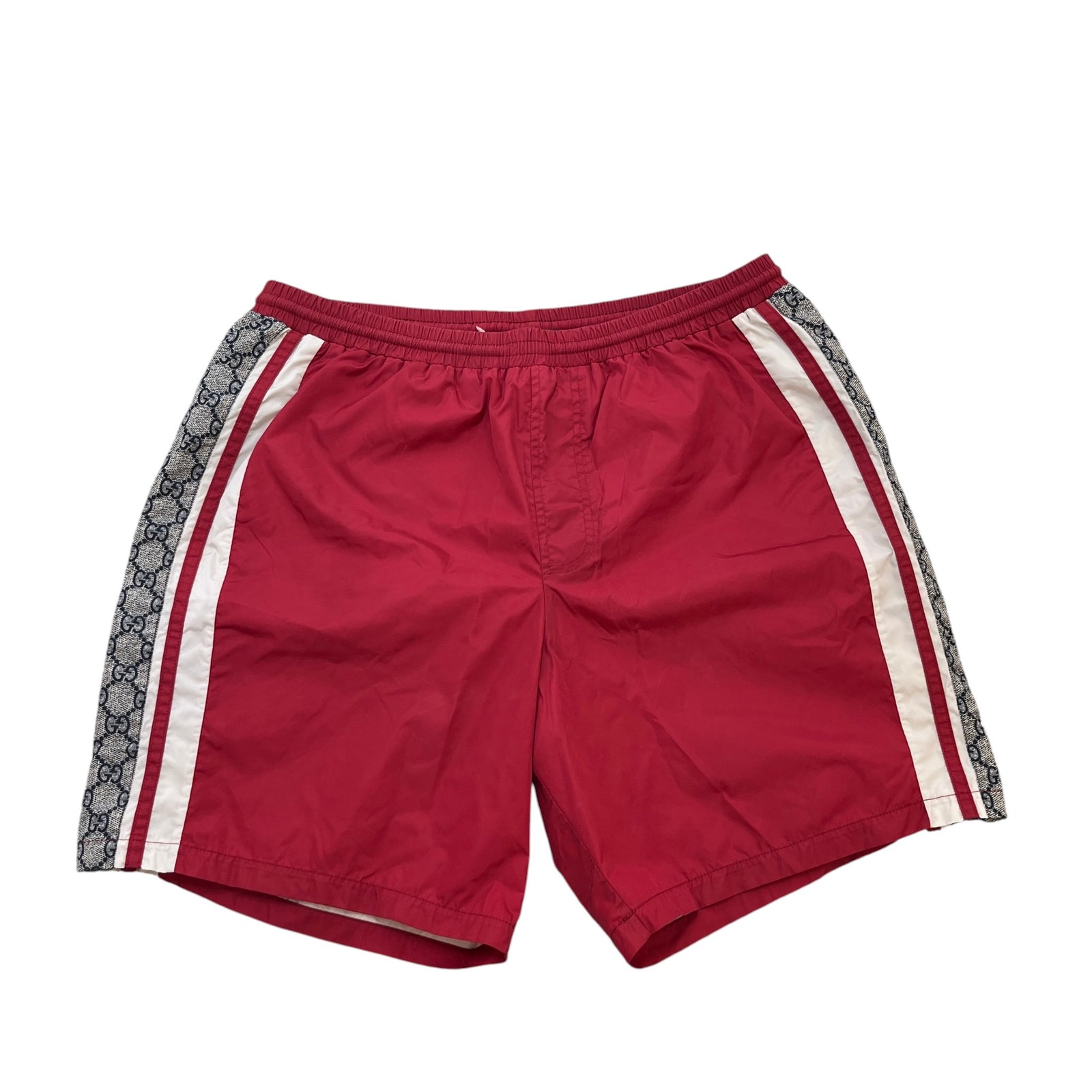 Men's Gg Supreme Swim Shorts Red Size W32 / IT 48 - Photo 1