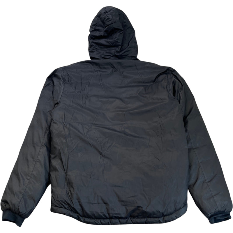 Men's Lodge Hoody Down Jacket Black Size L