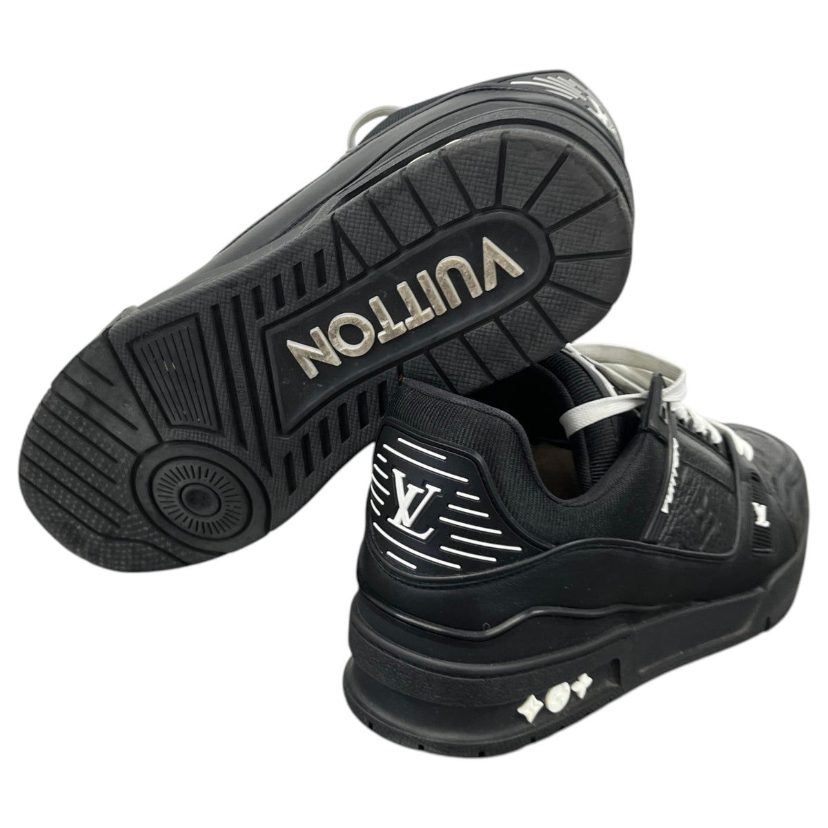Men's LV Low Trainers Black Size UK 7 / EU 41 - Photo 10