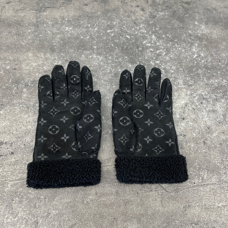 Women's Monogram Gloves Black