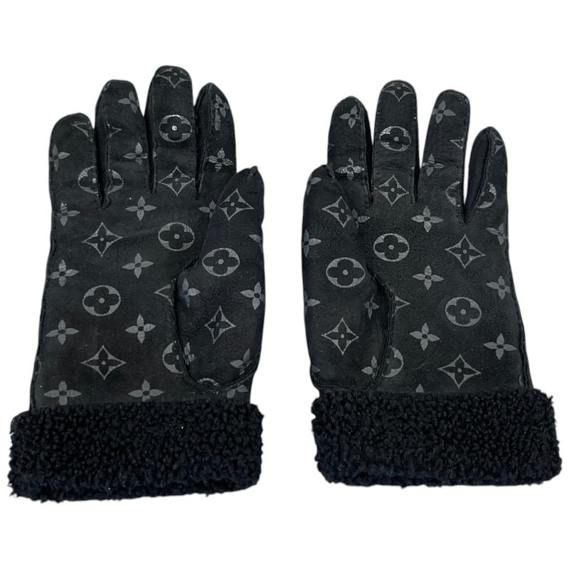 Women's Monogram Gloves Black