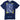Men's Diagonal Caravaggio T-Shirt Blue Size S