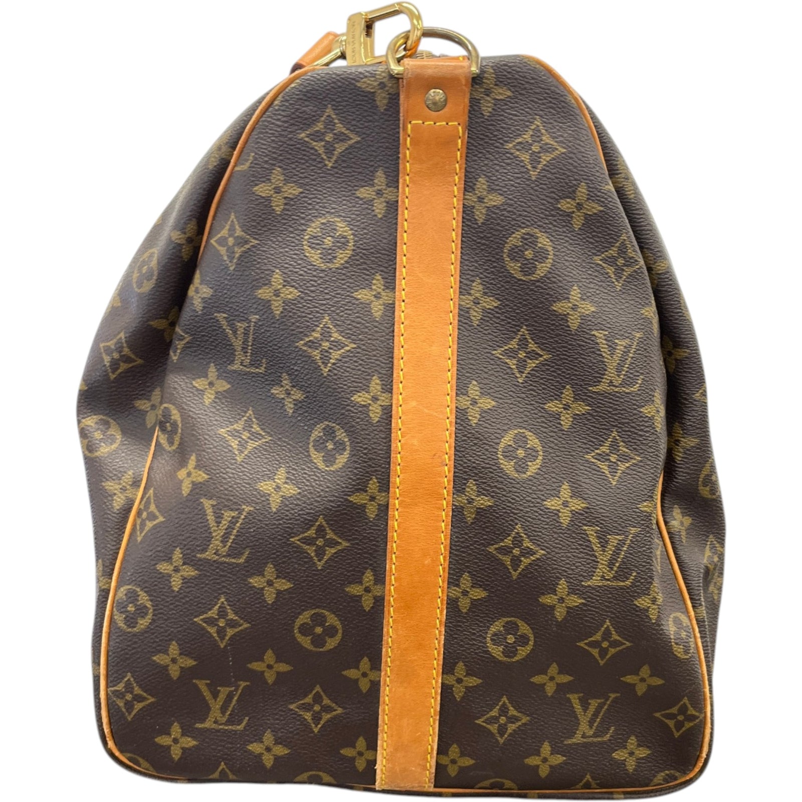 Men's Monogram Keepall 60 Travel Bag Brown - Photo 6