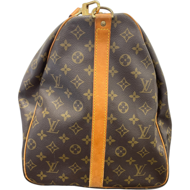 Men's Monogram Keepall 60 Travel Bag Brown