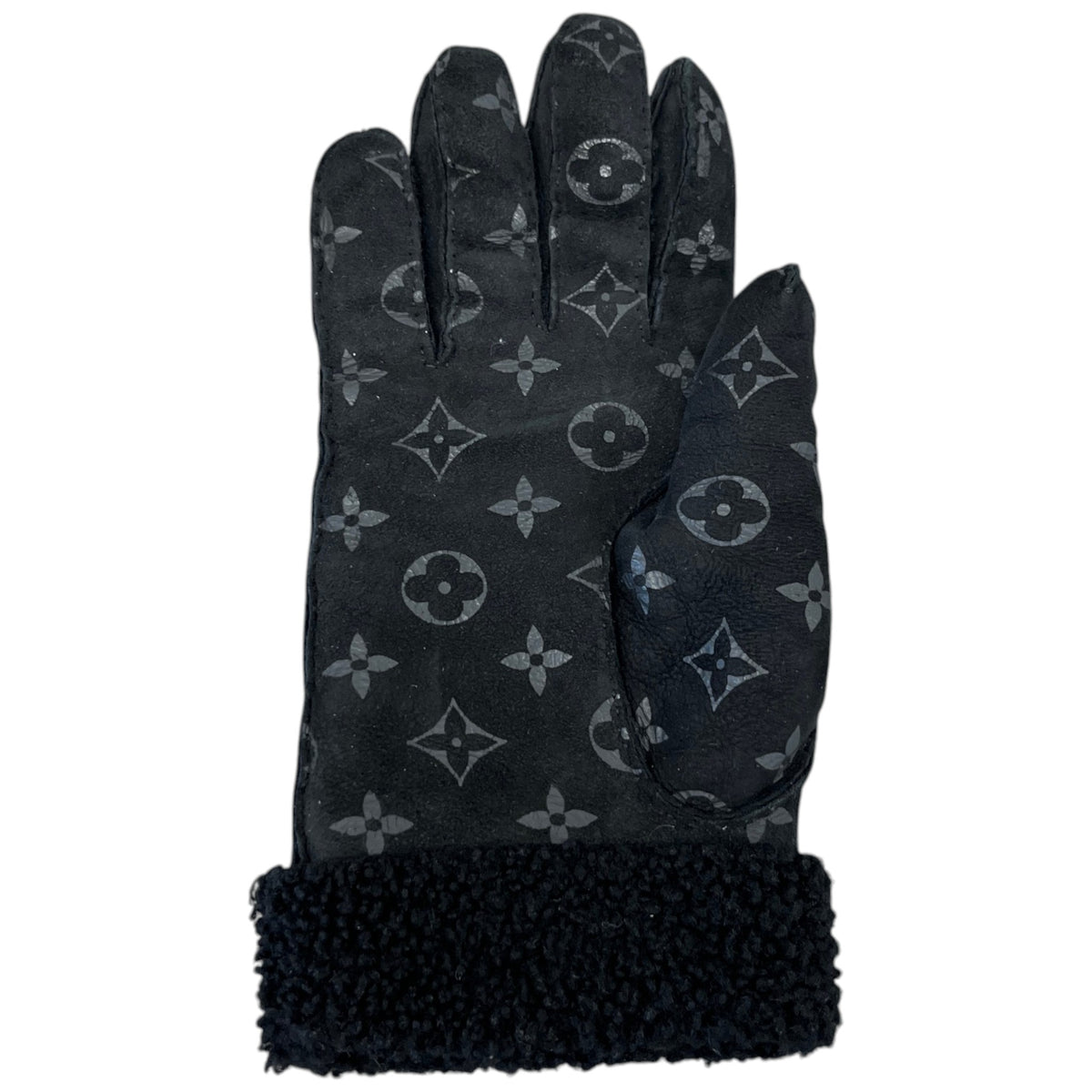 Women's Monogram Gloves Black - Photo 4