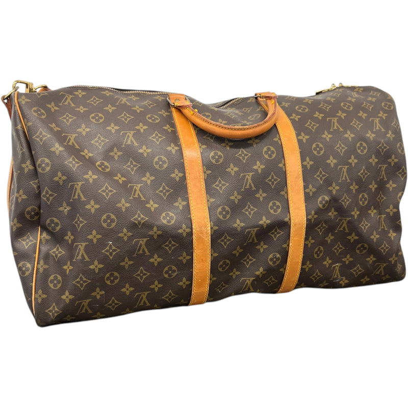 Men's Monogram Keepall 60 Travel Bag Brown