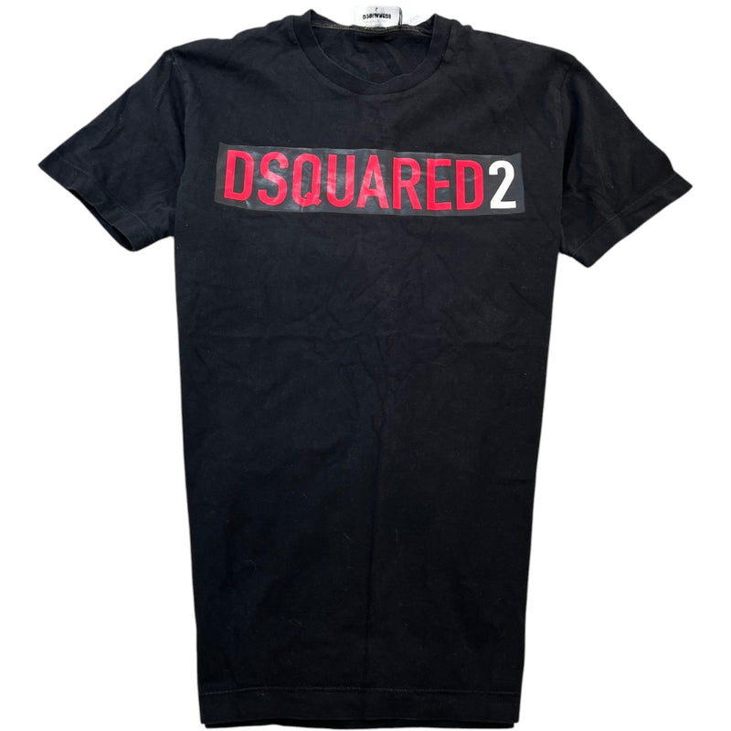 Men's Logo Print T-Shirt Black Size L